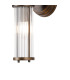 Fairport 2 Light Glass Rod Wall Up & Down E14 IP44 Bronze/Clear Glass Rods-6