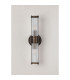 Fairport 2 Light Glass Rod Wall Up & Down E14 IP44 Bronze/Clear Glass Rods-12