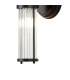 Fairport 2 Light Glass Rod Wall Up & Down E14 IP44 Satin Black-6