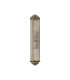Fairport 2 Light Glass Rod Wall E14 IP44 Antique Brass/Clear Glass Rods-9