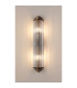 Fairport 2 Light Glass Rod Wall E14 IP44 Bronze/Clear Glass Rods-3