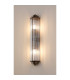Fairport 2 Light Glass Rod Wall E14 IP44 Bronze/Clear Glass Rods-11