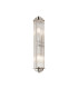 Fairport 2 Light Glass Rod Wall E14 IP44 Polished Nickel/Clear Glass Rods-5