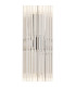 Fairport 2 Light Glass Rod Wall E14 IP44 Polished Nickel/Clear Glass Rods-6