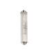 Fairport 2 Light Glass Rod Wall E14 IP44 Polished Nickel/Clear Glass Rods-9