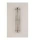 Fairport 2 Light Glass Rod Wall E14 IP44 Polished Nickel/Clear Glass Rods-10