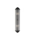 Fairport 2 Light Glass Rod Wall E14 IP44 Satin Black/Clear Glass Rods-4