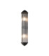 Fairport 2 Light Glass Rod Wall E14 IP44 Satin Black/Clear Glass Rods-5