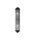 Fairport 2 Light Glass Rod Wall E14 IP44 Satin Black/Clear Glass Rods-9