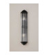 Fairport 2 Light Glass Rod Wall E14 IP44 Satin Black/Clear Glass Rods-12