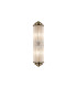 Fairport 2 Light Glass Rod Wall G9 IP44 Antique Brass/Clear Glass Rods-1