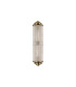 Fairport 2 Light Glass Rod Wall G9 IP44 Antique Brass/Clear Glass Rods-4