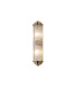 Fairport 2 Light Glass Rod Wall G9 IP44 Antique Brass/Clear Glass Rods-5