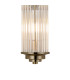 Fairport 2 Light Glass Rod Wall G9 IP44 Antique Brass/Clear Glass Rods-6