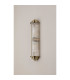 Fairport 2 Light Glass Rod Wall G9 IP44 Antique Brass/Clear Glass Rods-12