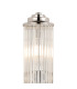 Fairport 2 Light Glass Rod Wall G9 IP44 Polished Nickel/Clear Glass Rods-7