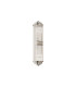 Fairport 2 Light Glass Rod Wall G9 IP44 Polished Nickel/Clear Glass Rods-9