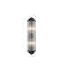 Fairport 2 Light Glass Rod Wall G9 IP44 Satin Black/Clear Glass Rods-1