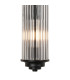 Fairport 2 Light Glass Rod Wall G9 IP44 Satin Black/Clear Glass Rods-7
