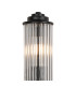 Fairport 2 Light Glass Rod Wall G9 IP44 Satin Black/Clear Glass Rods-8