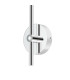 Tivoli Curved Arm Wall Light 1 Light G9 IP44 Polished Chrome/Smoke Smooth Round Glass-6