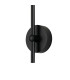 Tivoli Curved Arm Wall Light 1 Light G9 IP44 Satin Black/Grey Round Marble Effect Glass-6