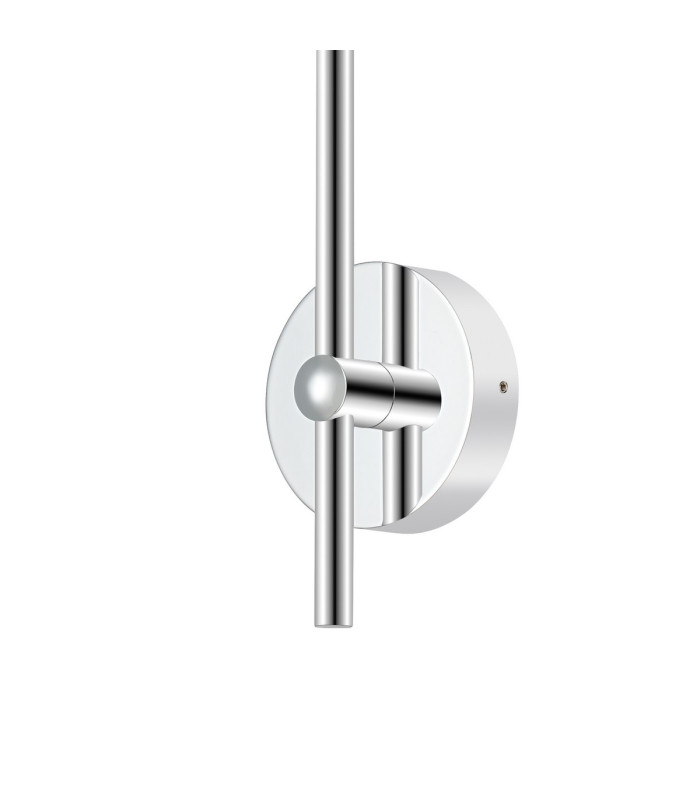 Tivoli Curved Arm Wall Light 1 Light G9 IP44 Polished Chrome/Opal Smooth Tubular Glass-6