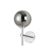 Tivoli Medium Arm Wall Light 1 Light G9 IP44 Polished Chrome/Smoke Smooth Round Glass-4