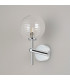 Tivoli Medium Arm Wall Light 1 Light G9 IP44 Polished Chrome/Clear Ribbed Round Glass-7
