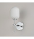 Tivoli Medium Arm Wall Light 1 Light G9 IP44 Polished Chrome/Opal Smooth Tubular Glass-7