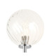 Tivoli Medium Arm Wall Light 1 Light G9 IP44 Polished Chrome/Clear Swirl Round Glass-5