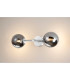 Tivoli Medium Arm Wall Light 2 Light G9 IP44 Polished Chrome/Smoke Smooth Round Glass-11