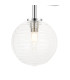 Tivoli Medium Arm Wall Light 2 Light G9 IP44 Polished Chrome/Clear Ribbed Round Glass-9