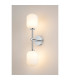 Tivoli Medium Arm Wall Light 2 Light G9 IP44 Polished Chrome/Opal Smooth Tubular Glass-3