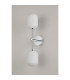 Tivoli Medium Arm Wall Light 2 Light G9 IP44 Polished Chrome/Opal Smooth Tubular Glass-10