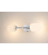 Tivoli Medium Arm Wall Light 2 Light G9 IP44 Polished Chrome/Opal Smooth Tubular Glass-11