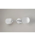 Tivoli Medium Arm Wall Light 2 Light G9 IP44 Polished Chrome/Opal Smooth Tubular Glass-12