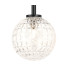 Tivoli Medium Arm Wall Light 2 Light G9 IP44 Satin Black/Clear Cross Pattern Round Glass-9