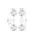Tivoli Medium Arm Wall Light 2 Light G9 IP44 Polished Chrome/Clear Dune Effect Round Glass-2