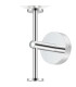 Tivoli Medium Arm Wall Light 2 Light G9 IP44 Polished Chrome/Clear Dune Effect Round Glass-8