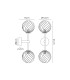 Tivoli Medium Arm Wall Light 2 Light G9 IP44 Polished Chrome/Clear Swirl Round Glass-2