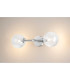 Tivoli Medium Arm Wall Light 2 Light G9 IP44 Polished Chrome/Clear Swirl Round Glass-11