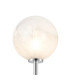 Tivoli Medium Arm Wall Light 2 Light G9 IP44 Polished Chrome/White Two-Tone Snow Specks Round Glass-7