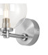 Tivoli Short Arm Wall Light 1 Light G9 IP44 Polished Chrome/Clear Smooth Round Glass-6