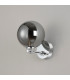 Tivoli Short Arm Wall Light 1 Light G9 IP44 Polished Chrome/Smoke Smooth Round Glass-7