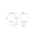 Tivoli Short Arm Wall Light 1 Light G9 IP44 Satin Black/Opal Smooth Round Glass-2