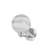 Tivoli Short Arm Wall Light 1 Light G9 IP44 Polished Chrome/Grey/White Round Marble Effect Glass-4