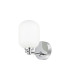 Tivoli Short Arm Wall Light 1 Light G9 IP44 Polished Chrome/Opal Smooth Tubular Glass-4