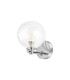 Tivoli Short Arm Wall Light 1 Light G9 IP44 Polished Chrome/Clear Swirl Round Glass-4