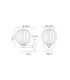 Tivoli Short Arm Wall Light 1 Light G9 IP44 Polished Chrome/Opal Round Segment Glass-2